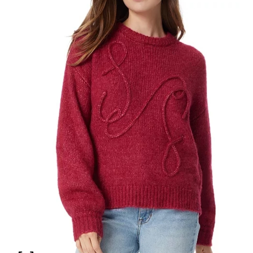 Sam Edelman Women's Khloe Crewneck Boxy Pullover Sweater. Size Small. New.Stay